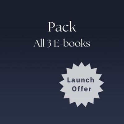 Bundle of 3 menopause e-books: hormones, symptoms, prevention and metabolic health