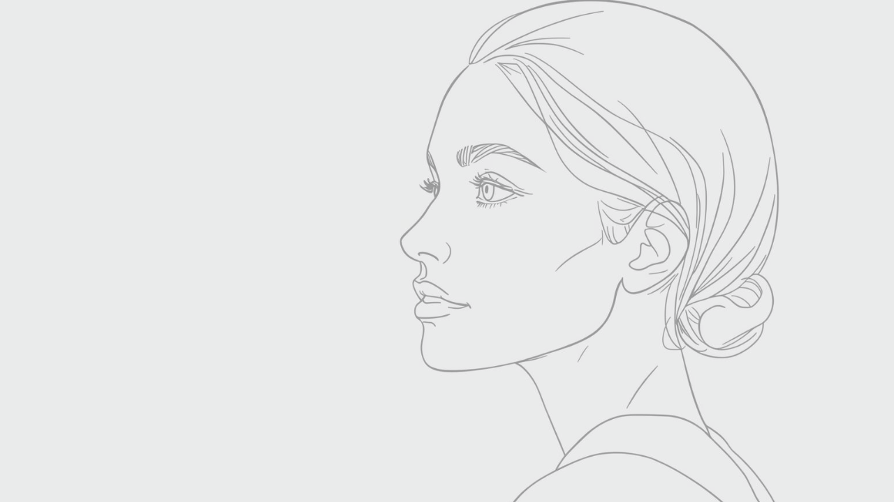 Female profile illustration representing symptoms and health consequences in the Healthier After 40 Menopause Workshop