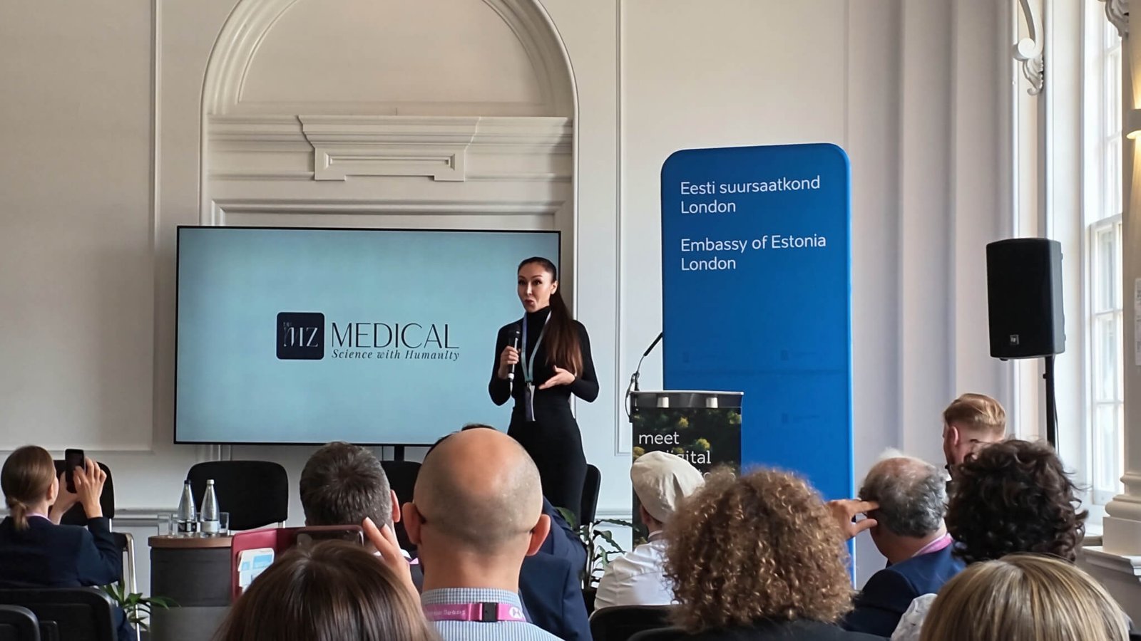 Women’s Health Speaker Dr Maria Zalazar at London Tech Week.