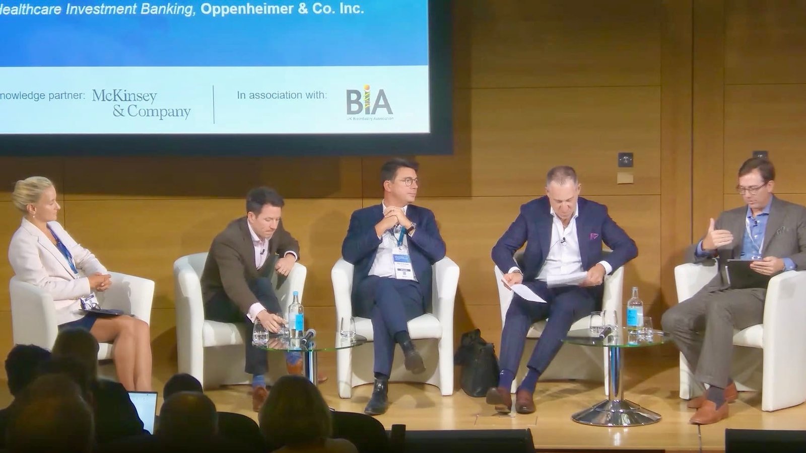 Go West panel discussing US exit strategies for healthcare founders at the Sidley Healthcare Investment Conference 2026.
